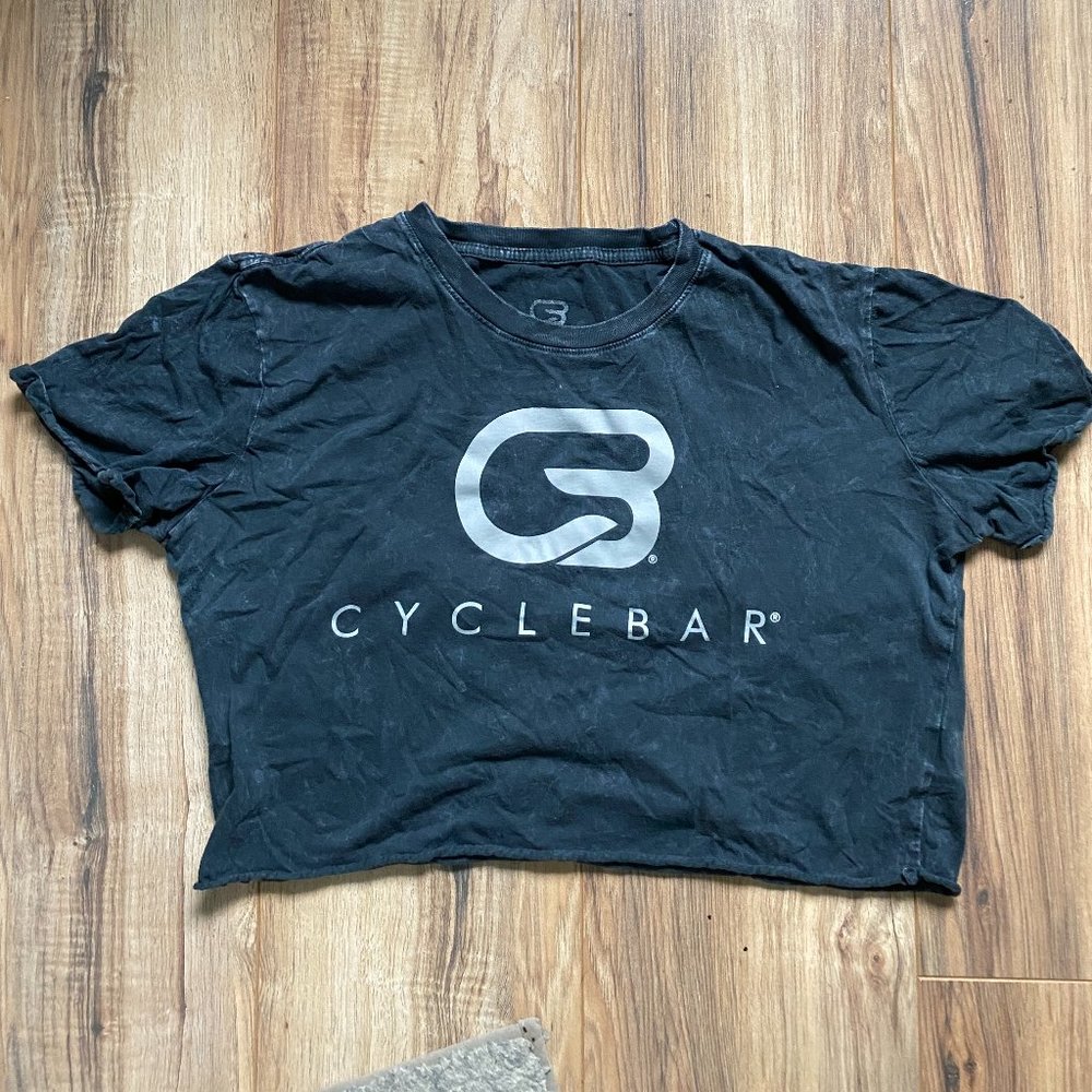 CYCLEBAR Cropped Grunge T Shirt